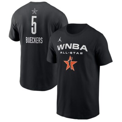 Paige Bueckers Unisex 2025 WNBA All-Star Game Name & Number T-Shirt - Black