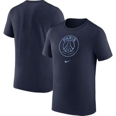 Paris Saint-Germain  Crest T-Shirt - Navy