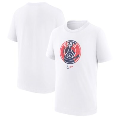 Paris Saint-Germain   Crest T-Shirt - White