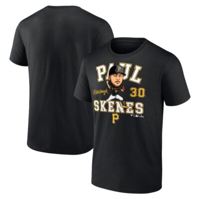 Paul Skenes Pittsburgh Pirates Hometown Caricature T-Shirt - Black