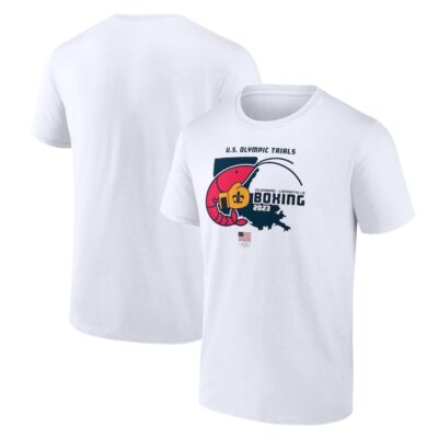 Team USA Boxing 2023 Olympic Trials Fighting Craw T-Shirt - White